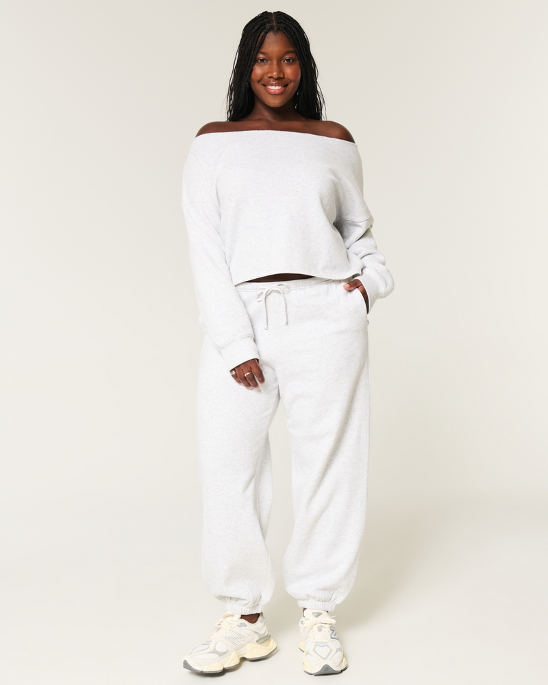 Easy Off-the-Shoulder Sweatshirt