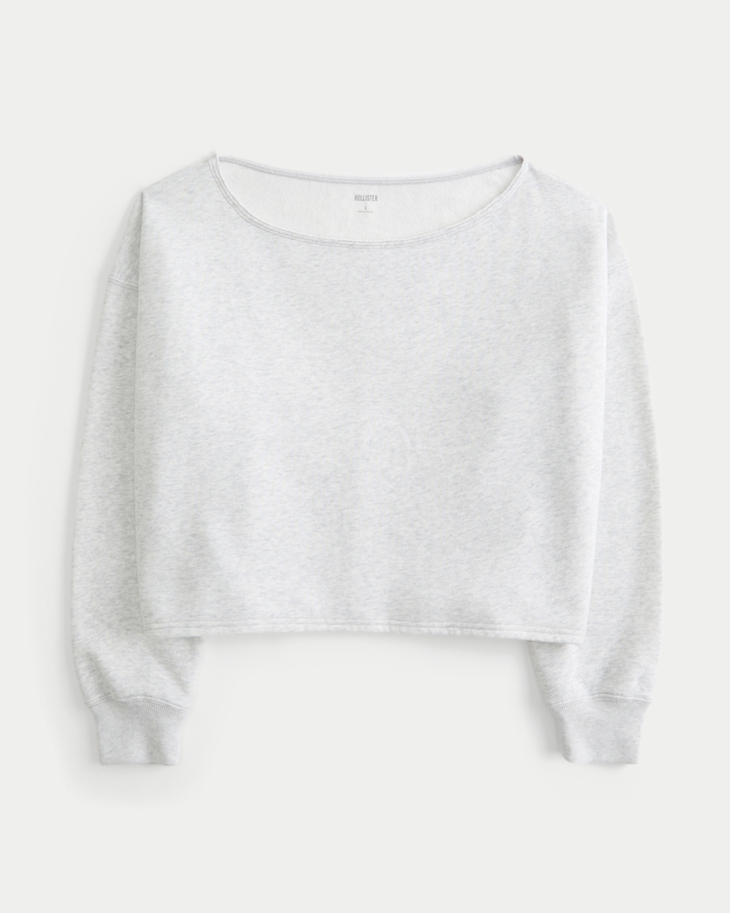 Easy Off-the-Shoulder Sweatshirt