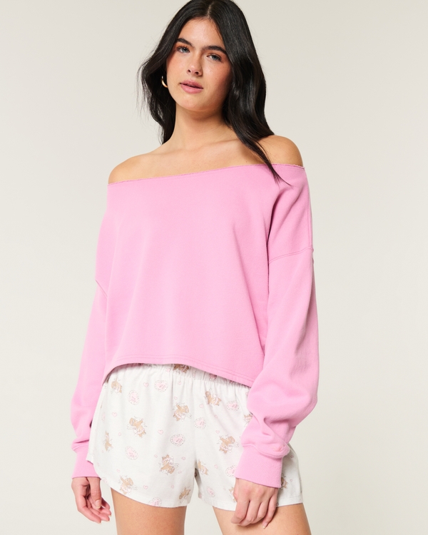 Gilly Hicks Cozy Waffle Wide-Leg Pants