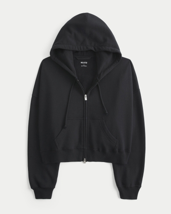 e/s × SLY ZIP UP VOLUME JK Qmlyev Full Zip Up Hoodie Women Y2k Oversized Star