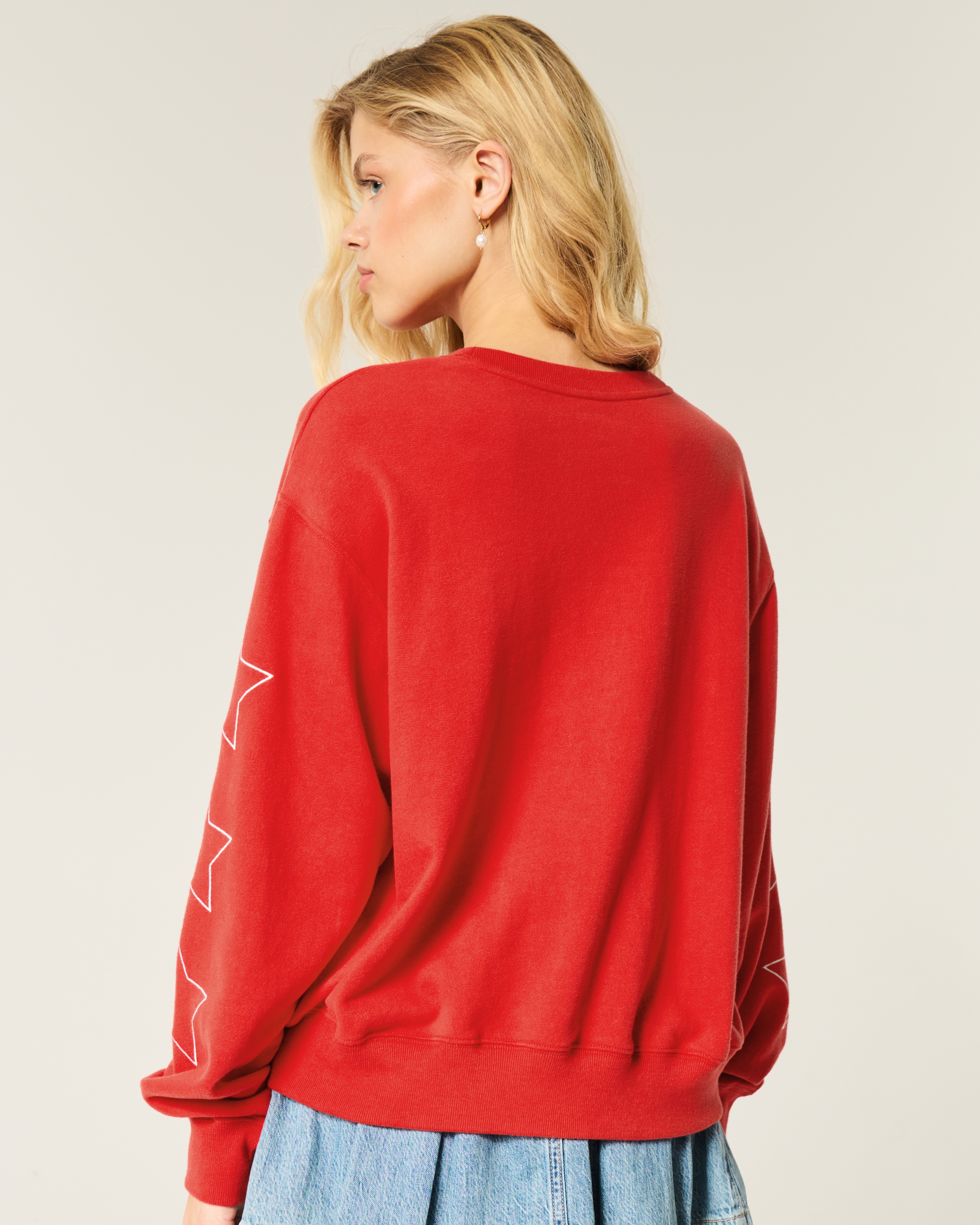 Easy American Honey Graphic Crew Sweatshirt