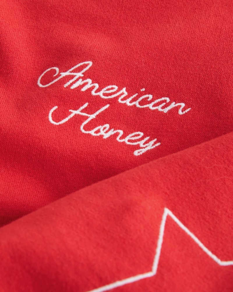 Easy American Honey Graphic Crew Sweatshirt