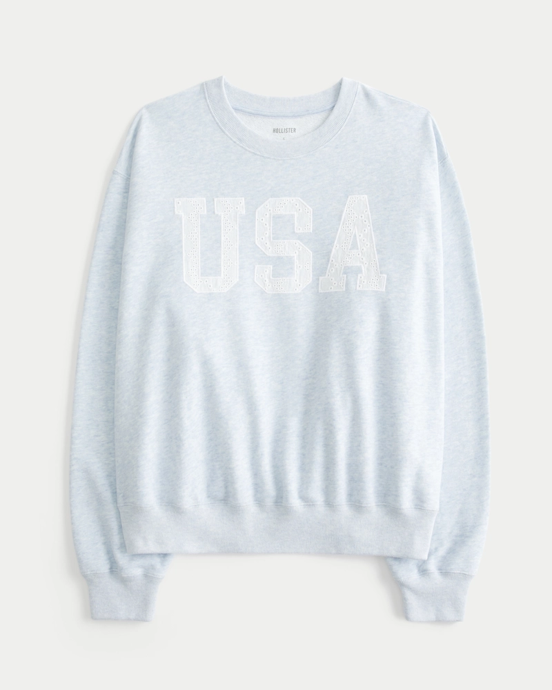 Easy USA Graphic Crew Sweatshirt