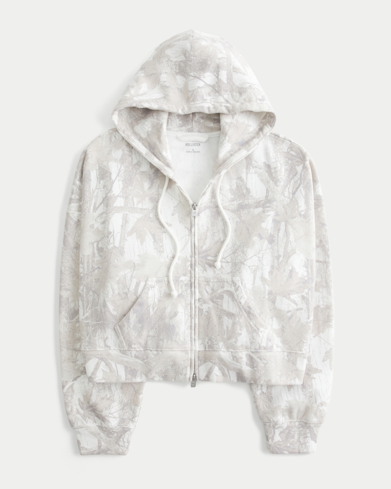 Easy Camo Zip-Up Hoodie