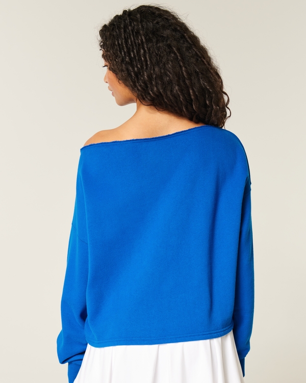 Easy Off-the-Shoulder University of Florida Graphic Sweatshirt, Blue view 2