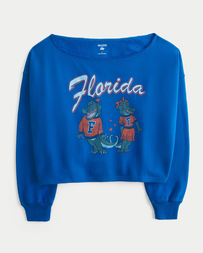 Easy Off-the-Shoulder University of Florida Graphic Sweatshirt