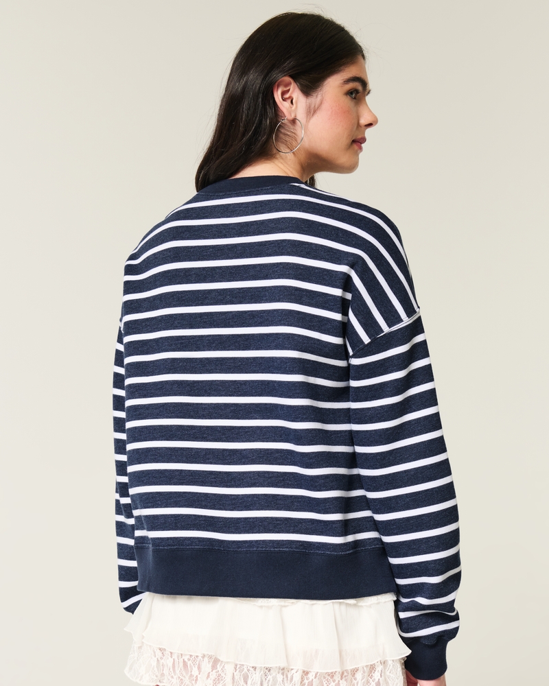 Femmes Sweat ras du cou Easy Fit à motif graphique New York