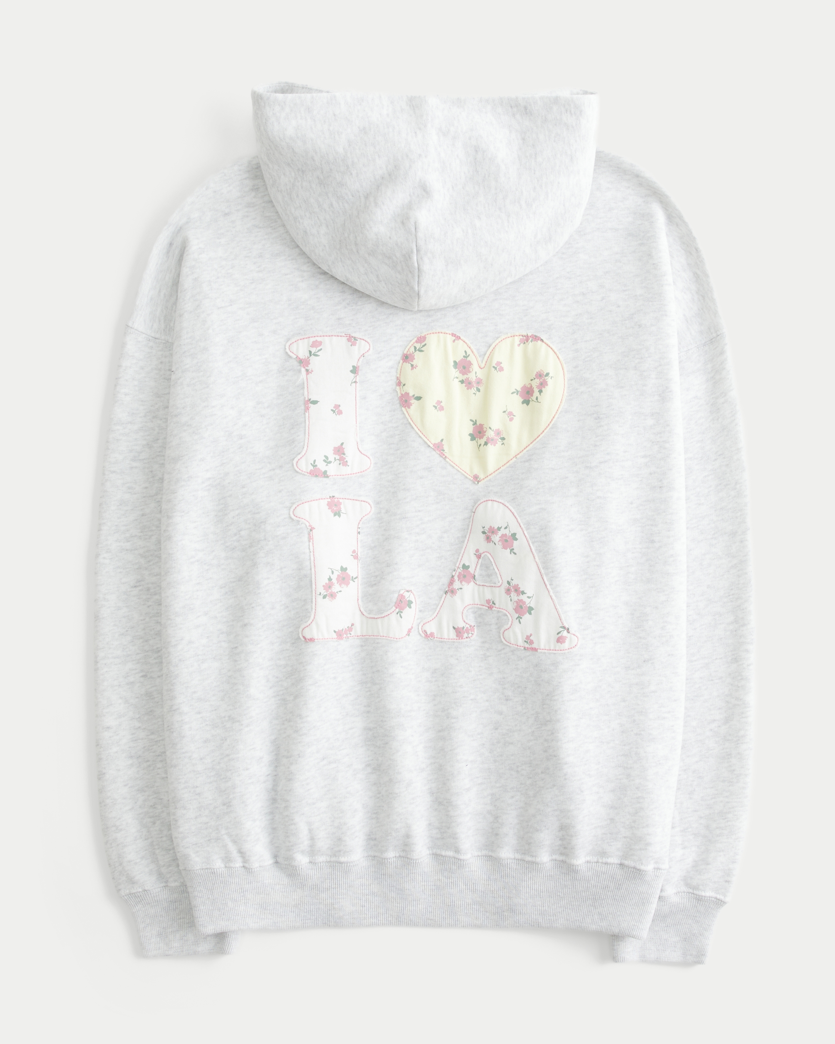 Oversized I Heart LA Graphic Hoodie