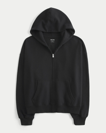 Women's Oversized Zip-Up Hoodie | Women's Tops | HollisterCo.com