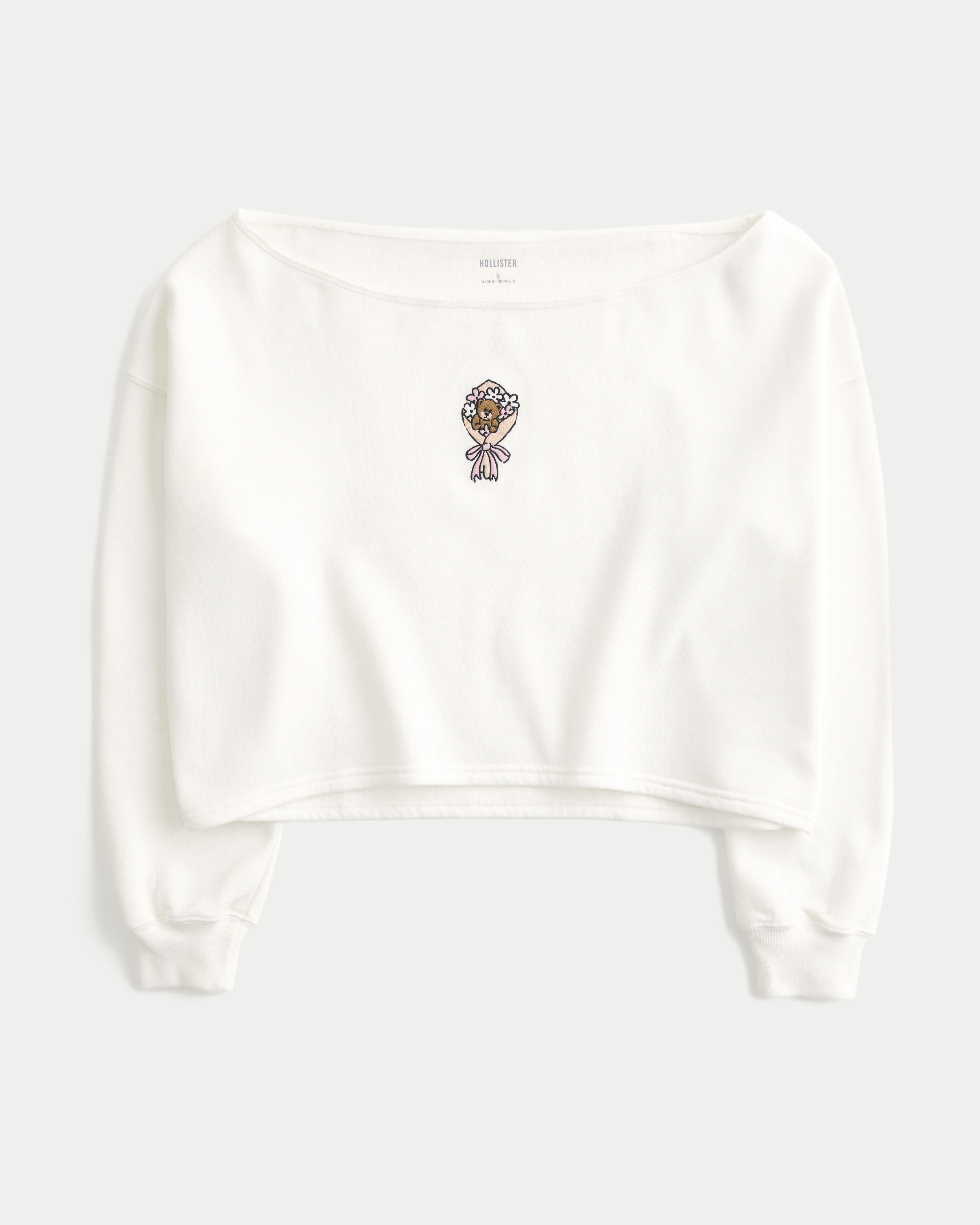 【DIANTÉ】 LOGO OFF-SHOULDER SWEAT TOPS Amazon.com: Bosloga Off-Shoulder Sweatshirt for Women
