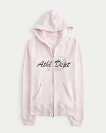 Women's Slim Athletic Dept Graphic Zip-Up Hoodie | Women's
