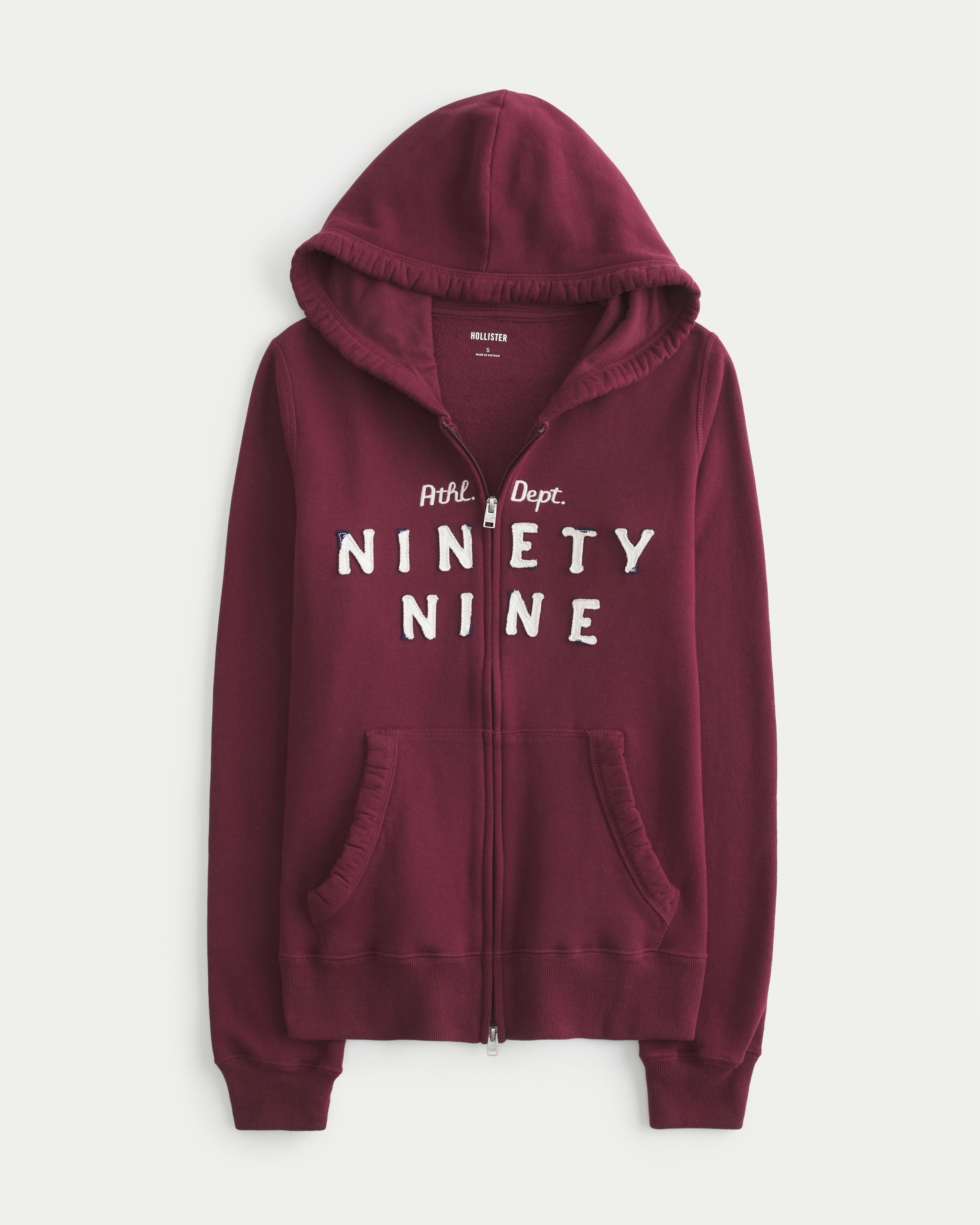 Slim 99 Graphic Zip-Up Hoodie
