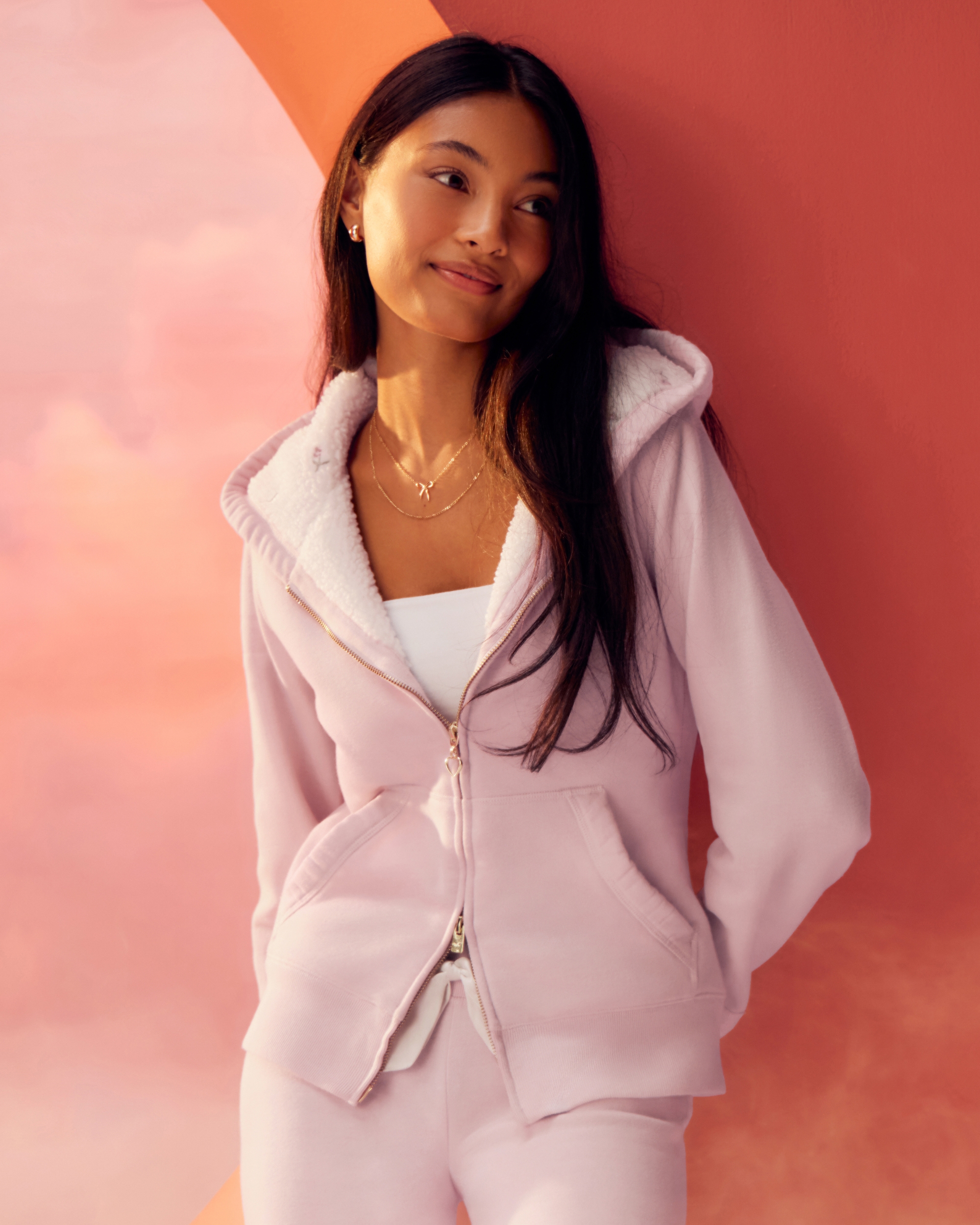 Hollister x Crocs Sherpa-Lined Zip-Up Hoodie