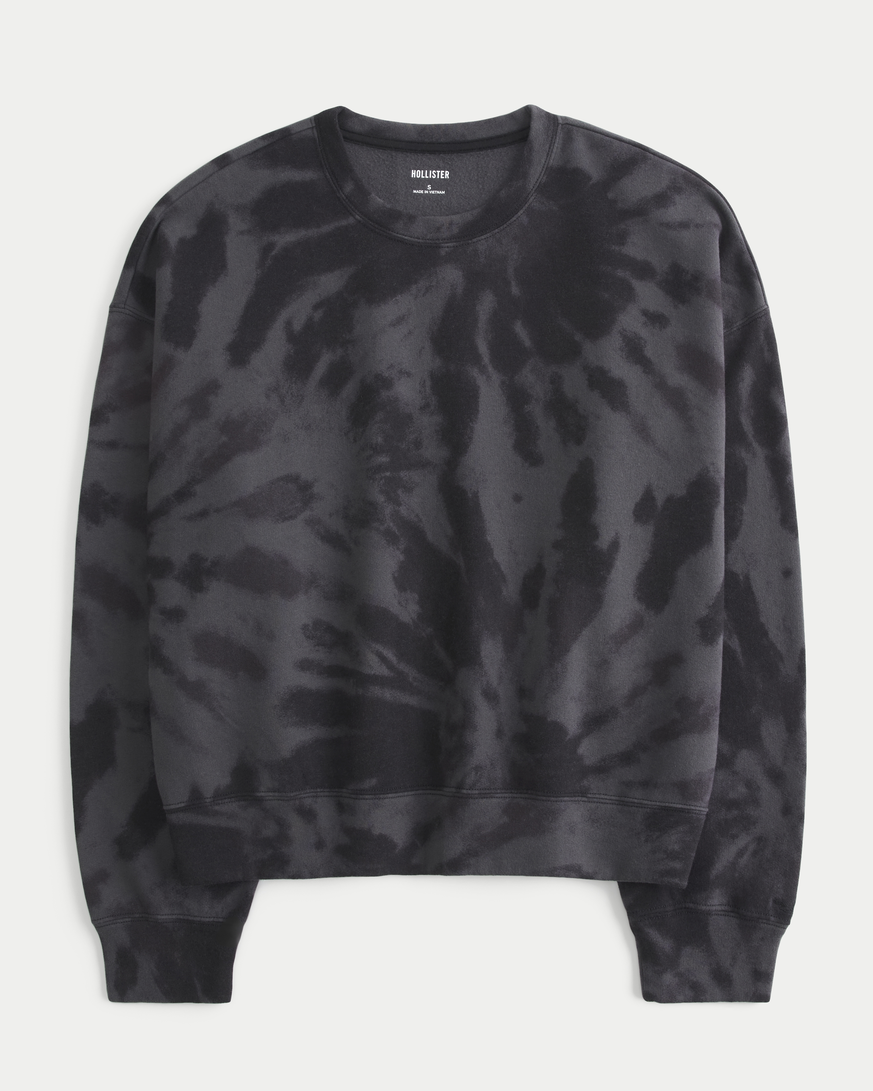 Easy Tie-Dye Pattern Crew Sweatshirt