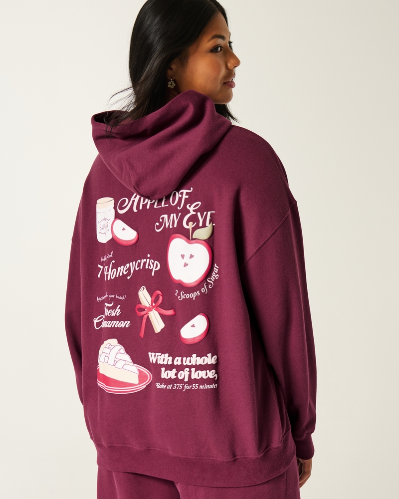 Femmes Sweat à capuche oversize graphique East Coast | Femmes Sweats et pantalons de jogging | HollisterCo.com