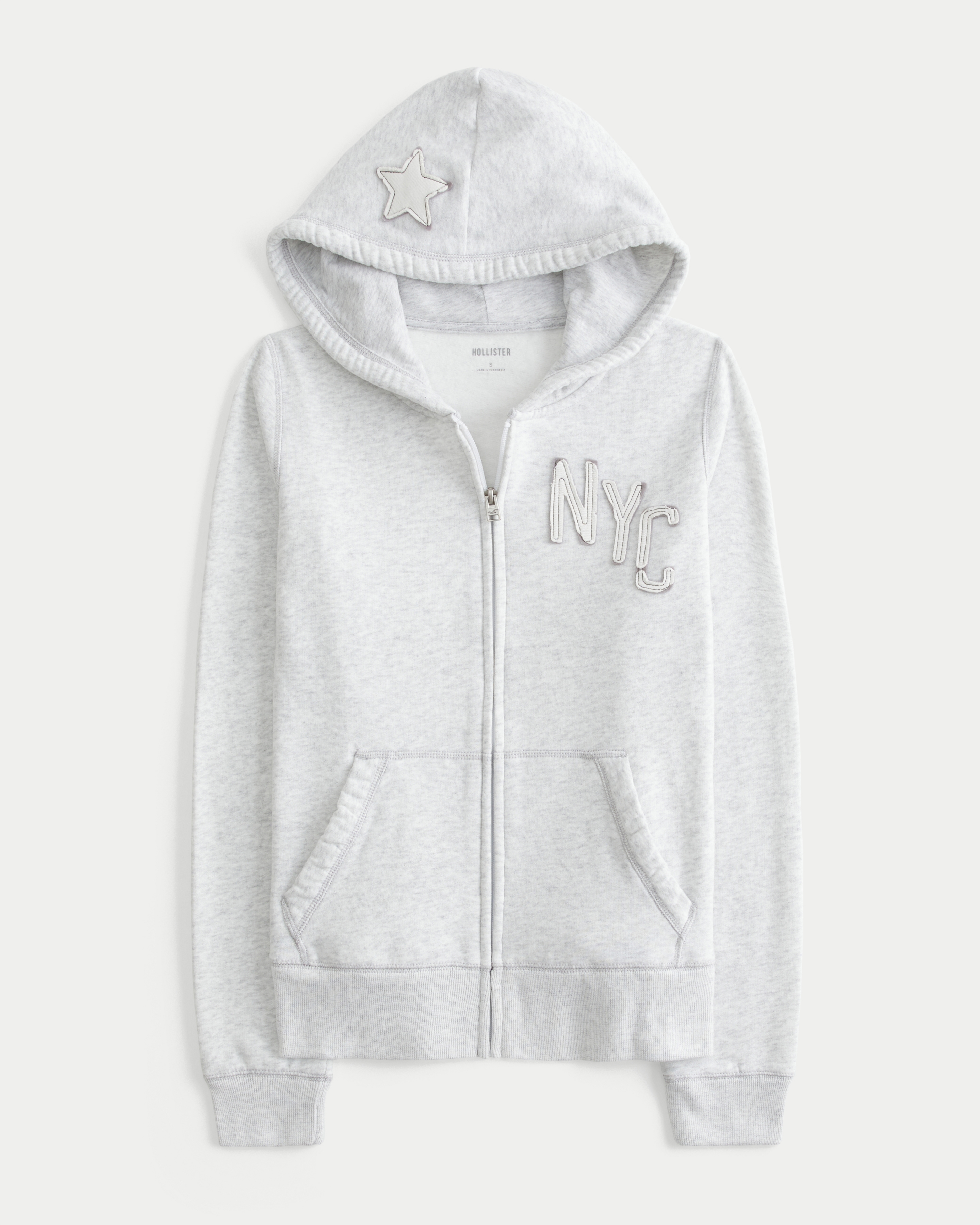 NYC Graphic Zip-Up Hoodie
