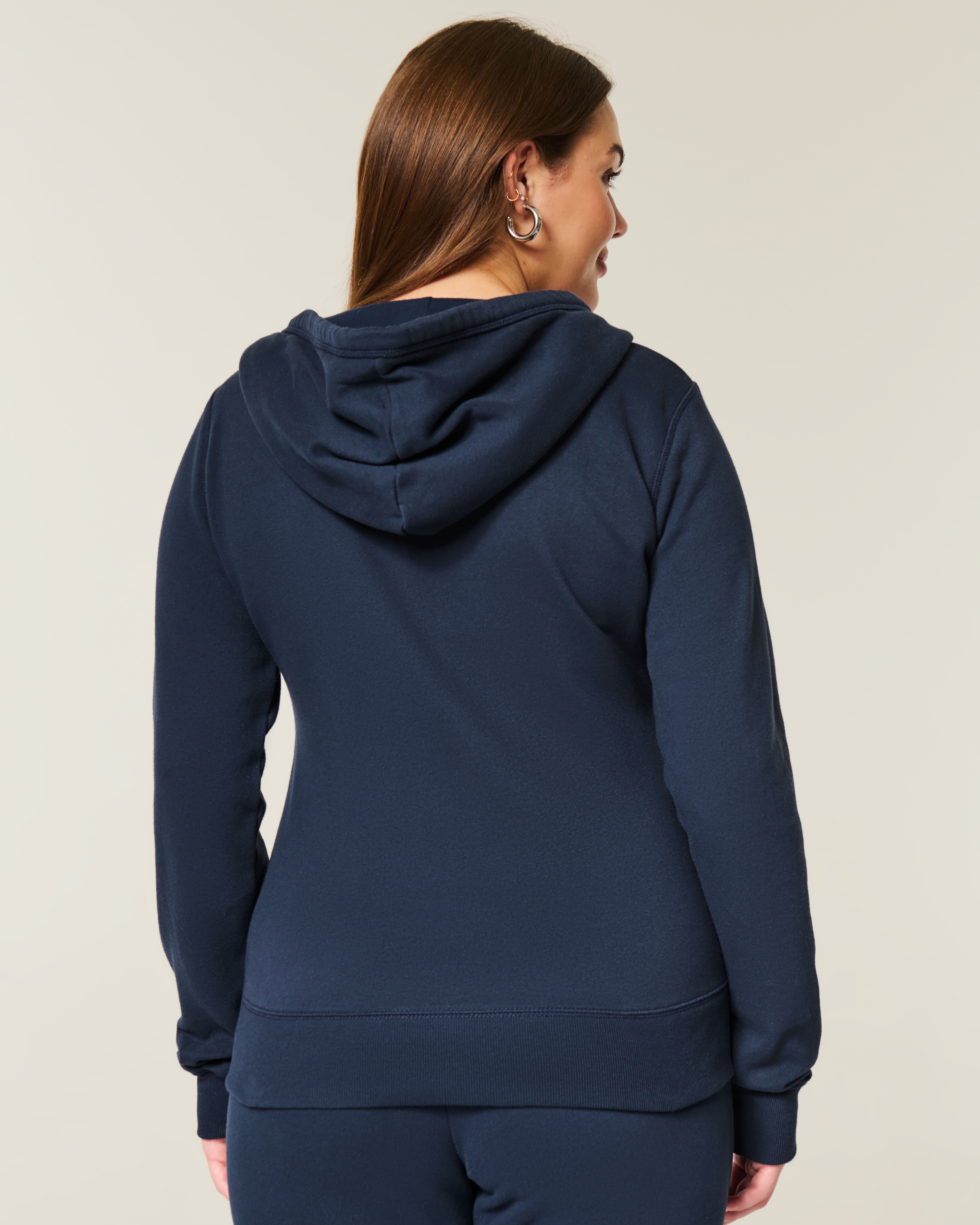 Star Graphic Zip-Up Hoodie