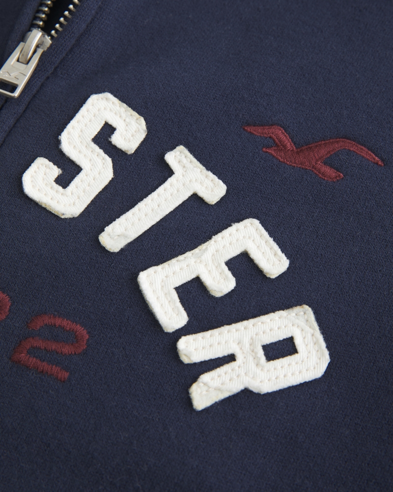 Logo Graphic Zip-Up Hoodie