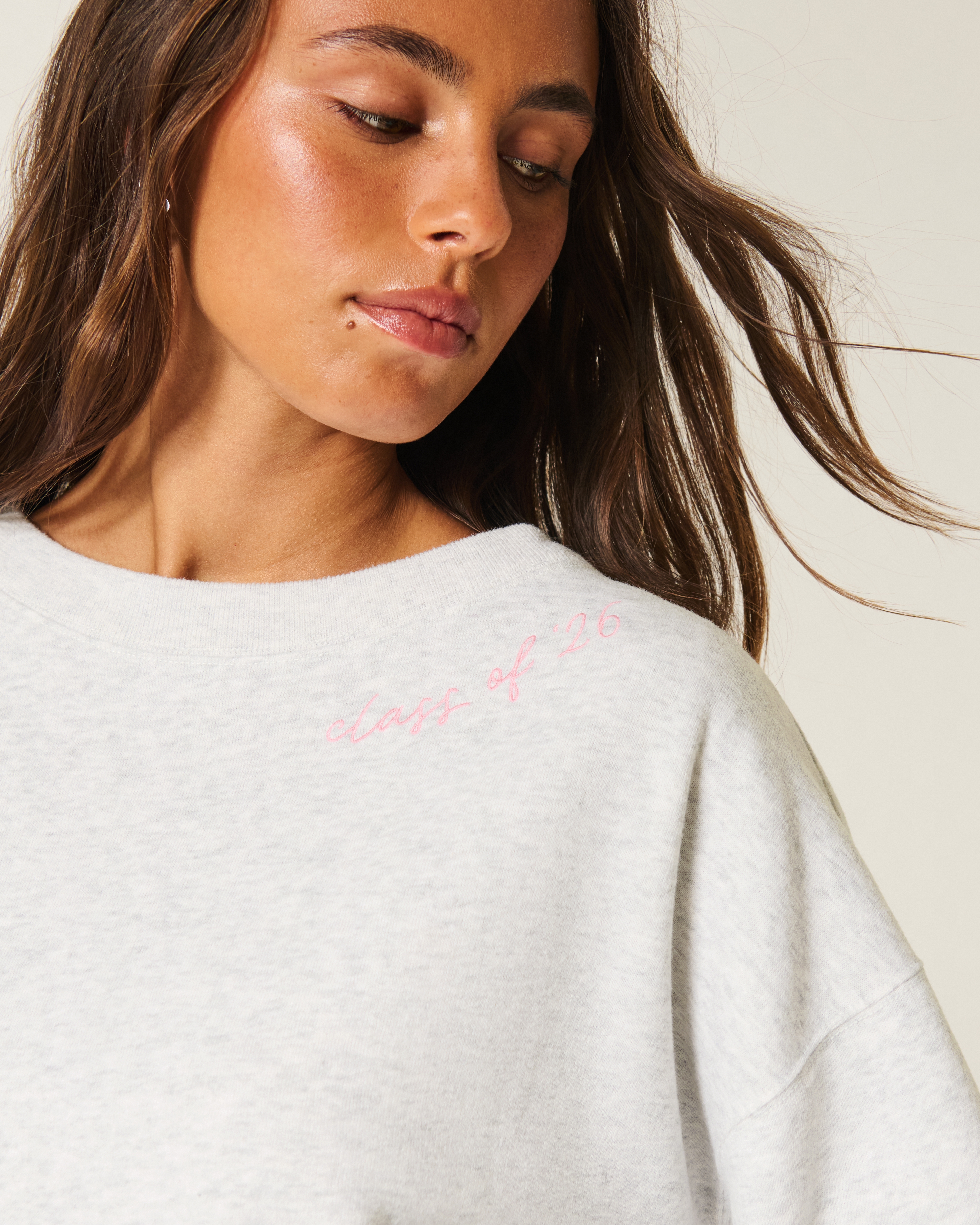 Oversized Class of '26 Back Bow Sweatshirt