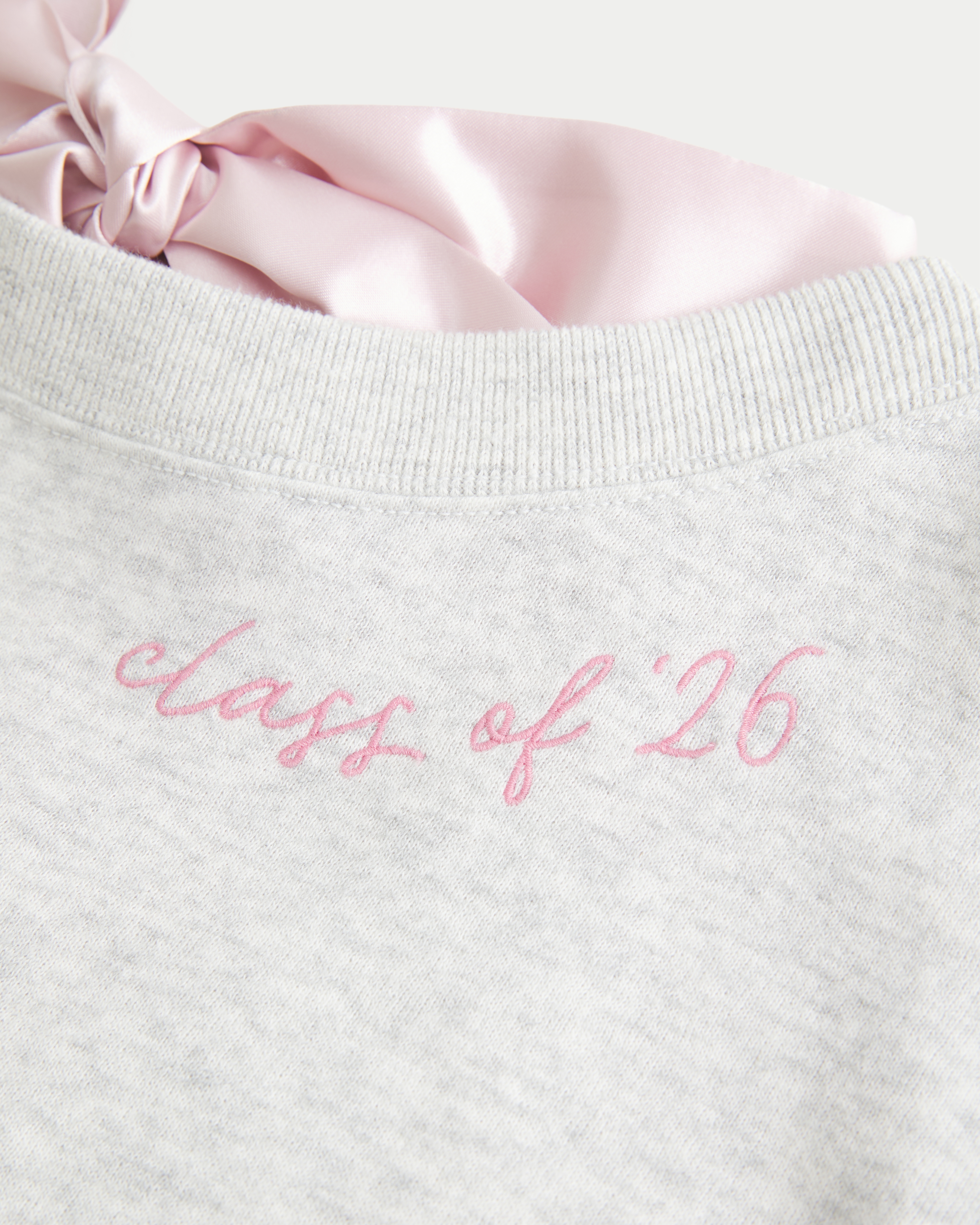 Oversized Class of '26 Back Bow Sweatshirt