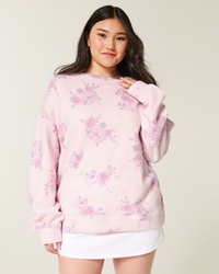 Oversized Back Bow Sweatshirt