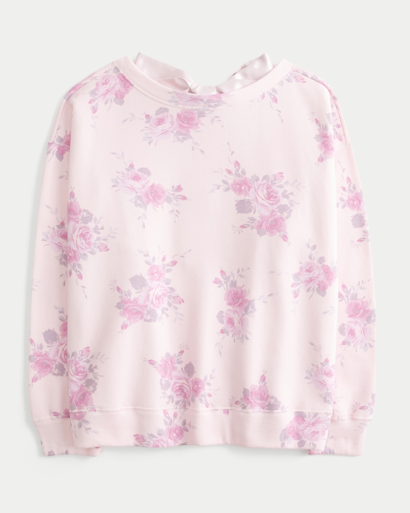 Oversized Back Bow Sweatshirt