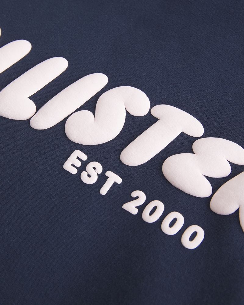 Hollister Feel Good Oversized Logo Graphic Hoodie