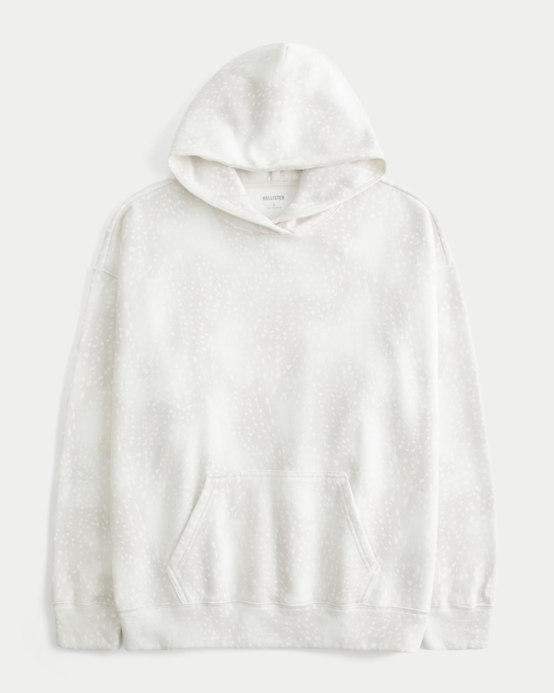 Oversized Doe Print Hoodie