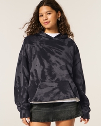 Oversized Tie-Dye Print Hoodie