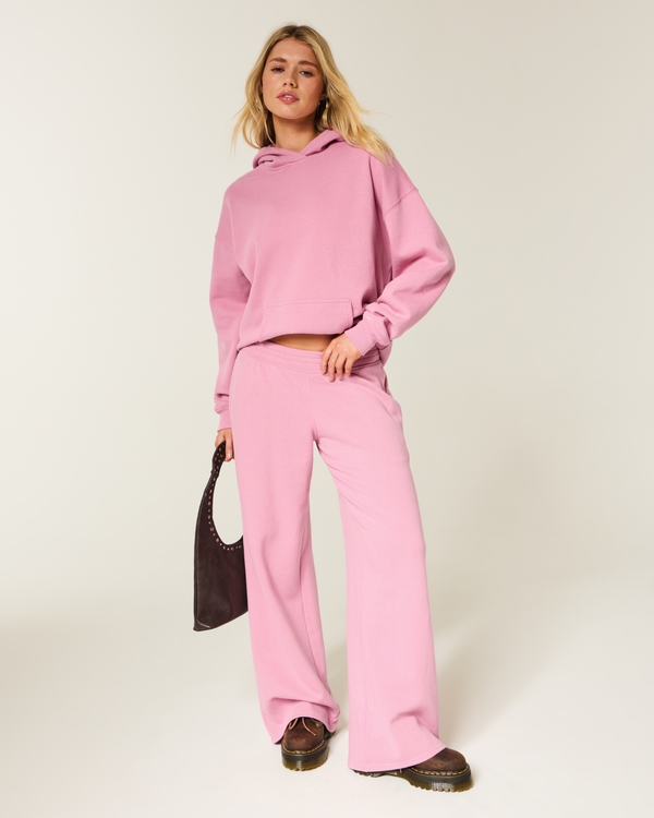 Oversized Hoodie, Rose view 2