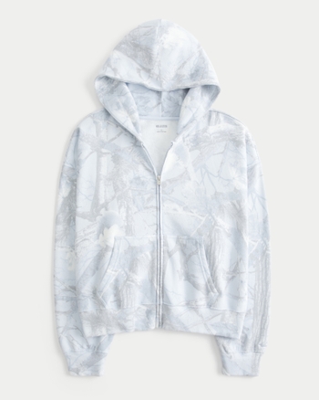 Women's Easiest Zip-Up Camo Hoodie | Women's Tops | HollisterCo.com