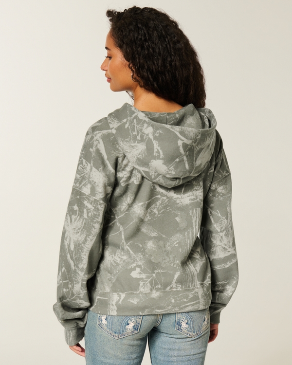 Easiest Zip-Up Camo Hoodie