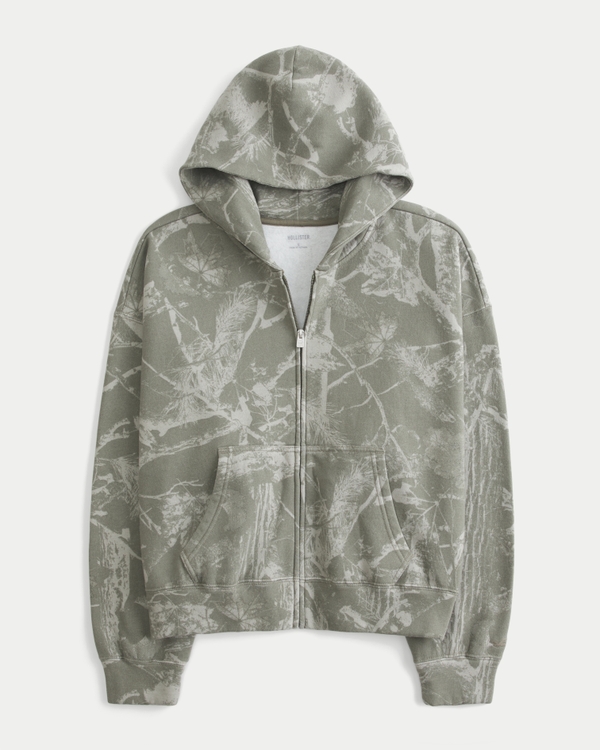 Easiest Zip-Up Camo Hoodie