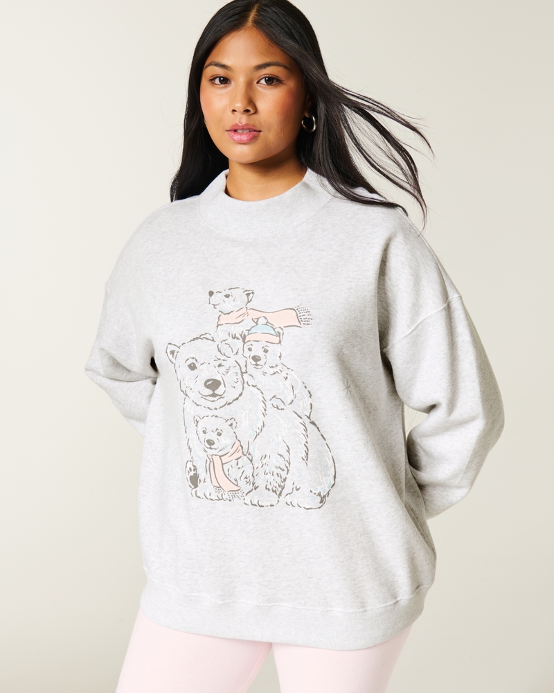 Easy Off-the-Shoulder Indiana University Graphic Sweatshirt