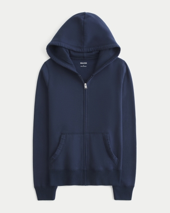 Femmes Sweat à capuche zippé | Femmes Hauts | HollisterCo.com