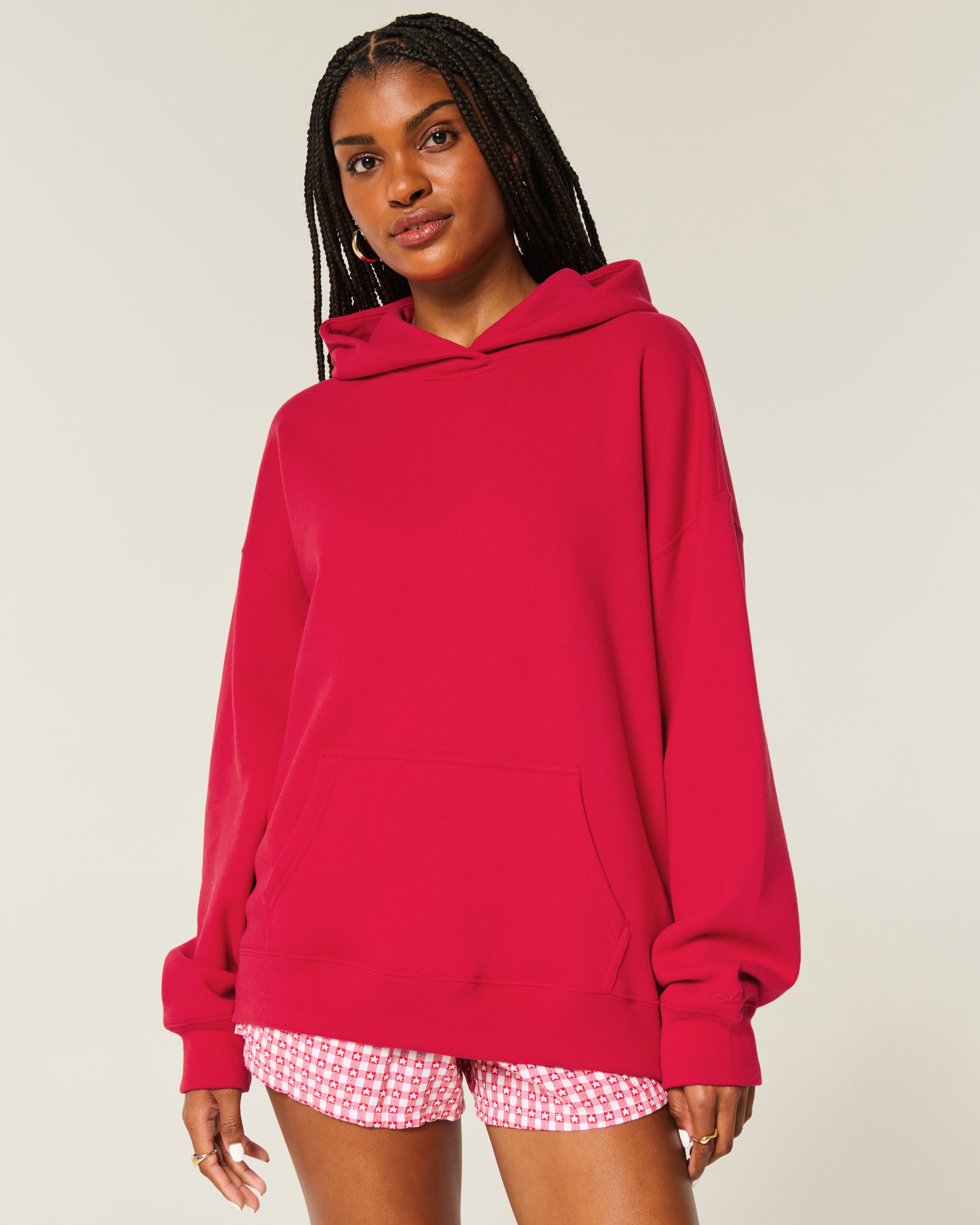 Hollister Feel Good Fleece Oversized Hoodie