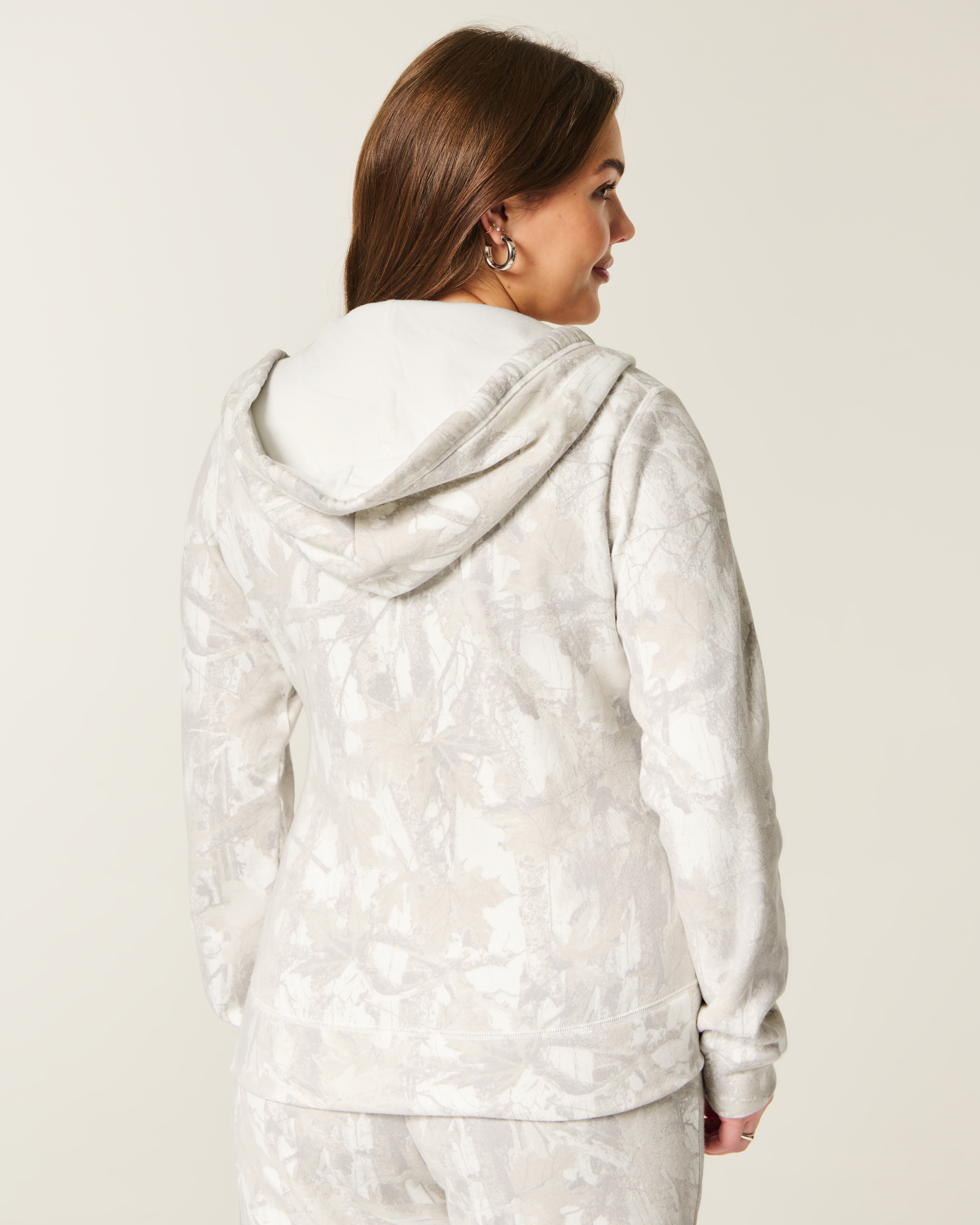 Zip-Up Camo Hoodie