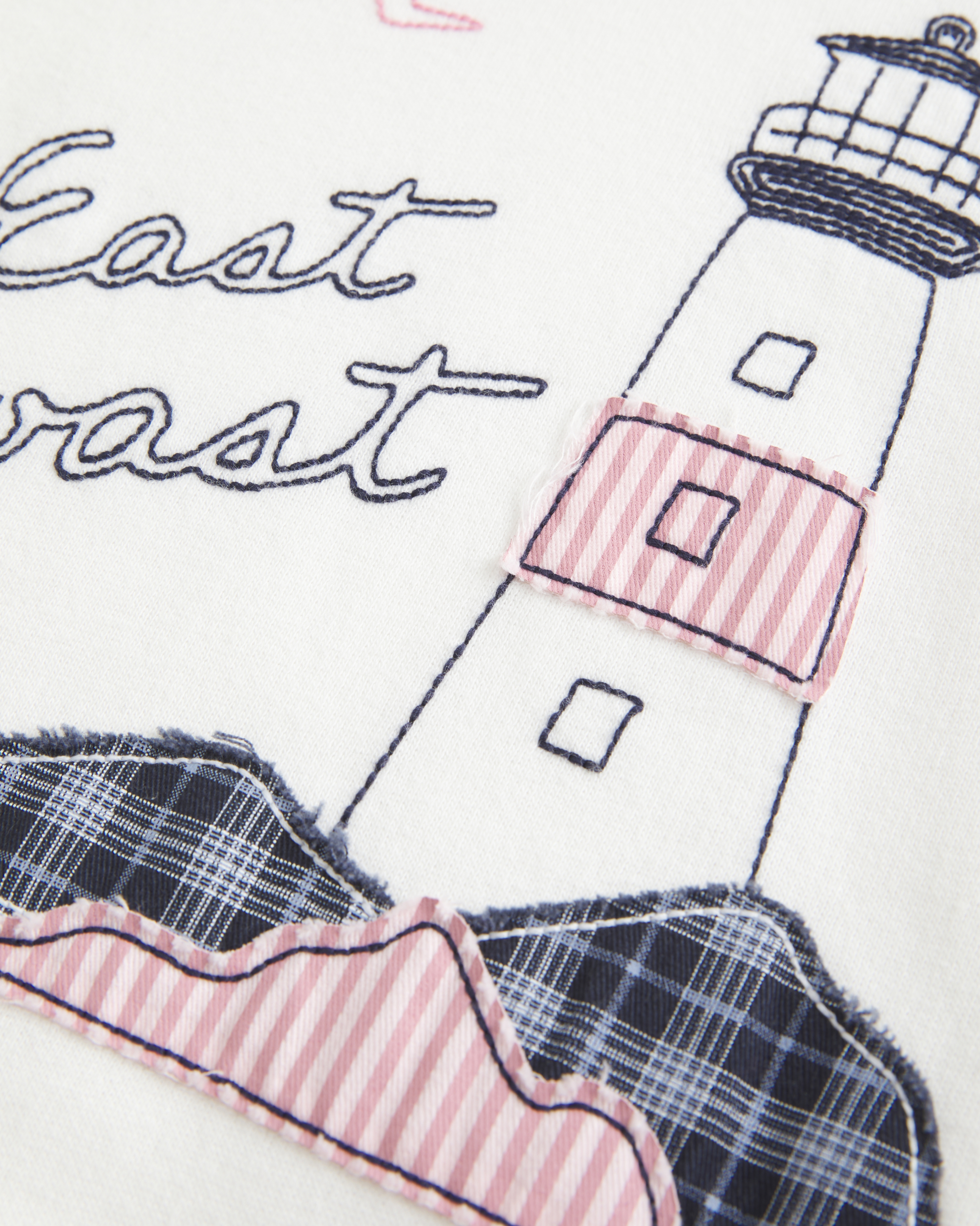 Oversized East Coast Graphic Hoodie
