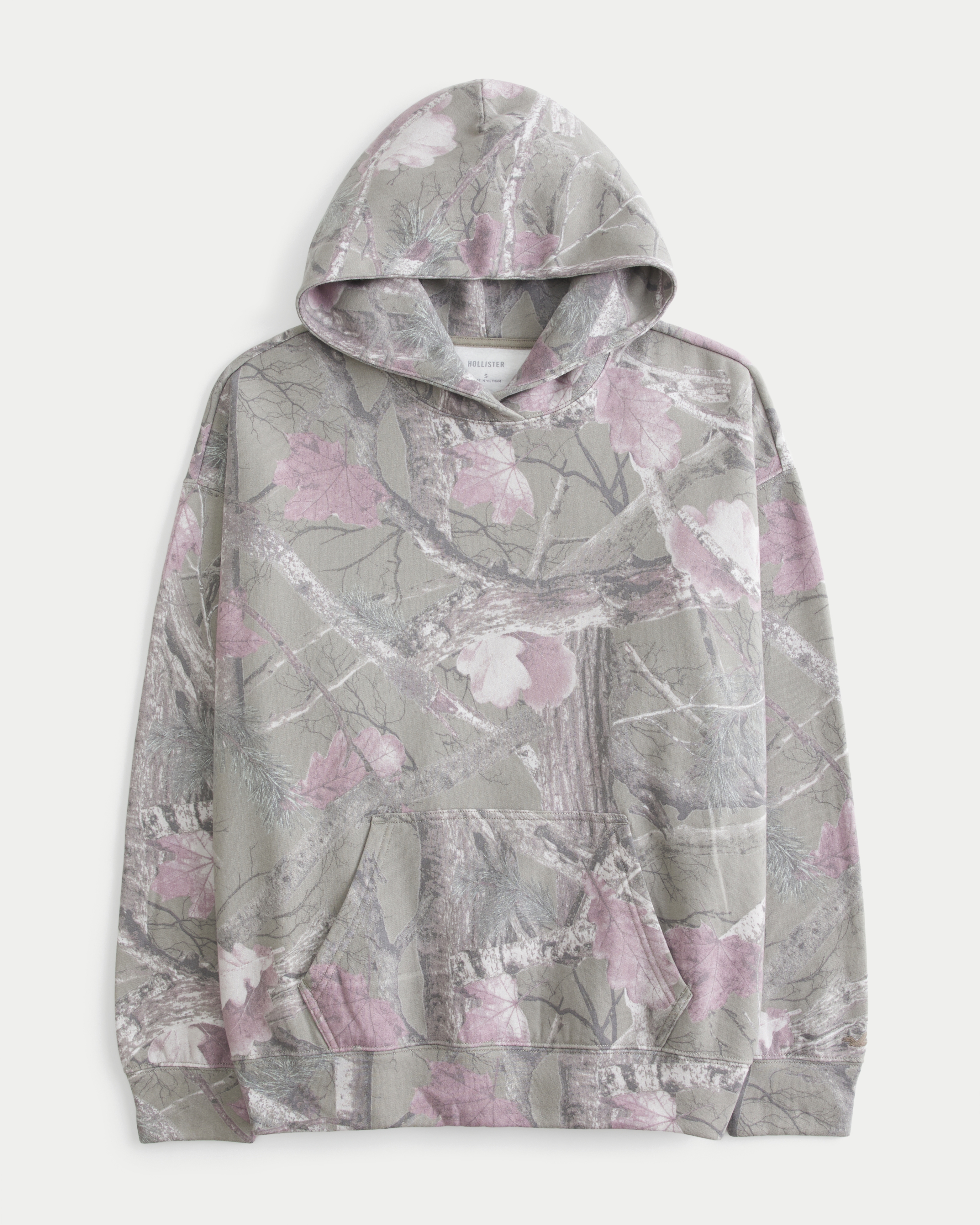 Hollister Feel Good Oversized Camo Hoodie