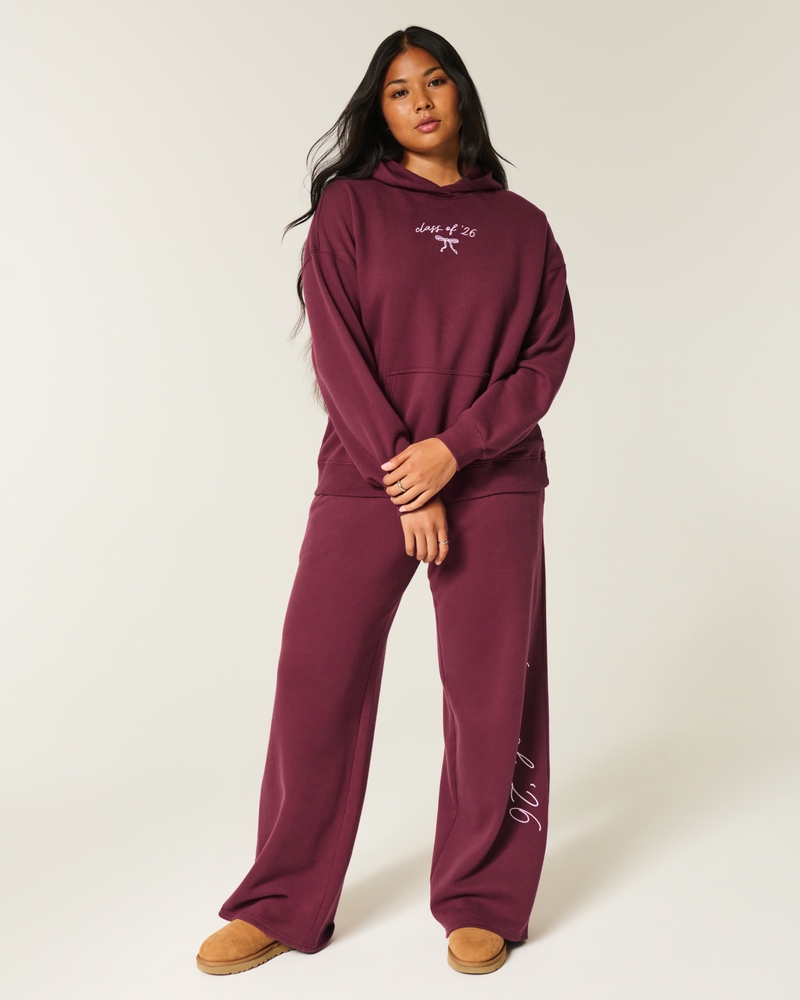 Oversized Class of '26 Graphic Hoodie