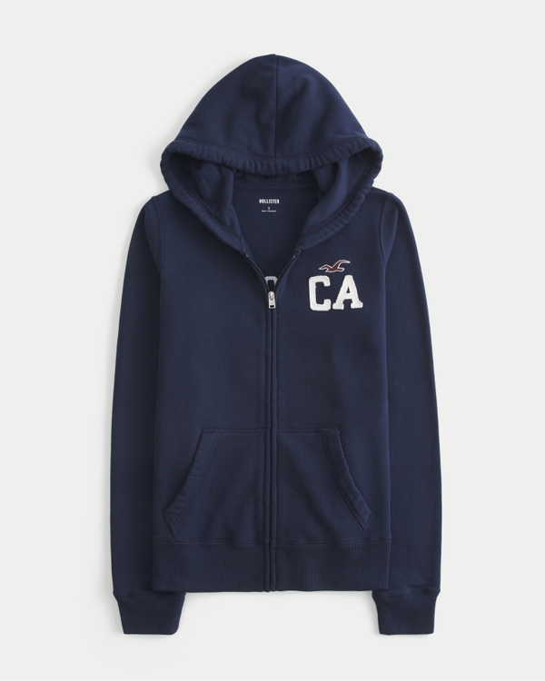 ウィメンズ ジップアップ フーディー | Hollister Co.
