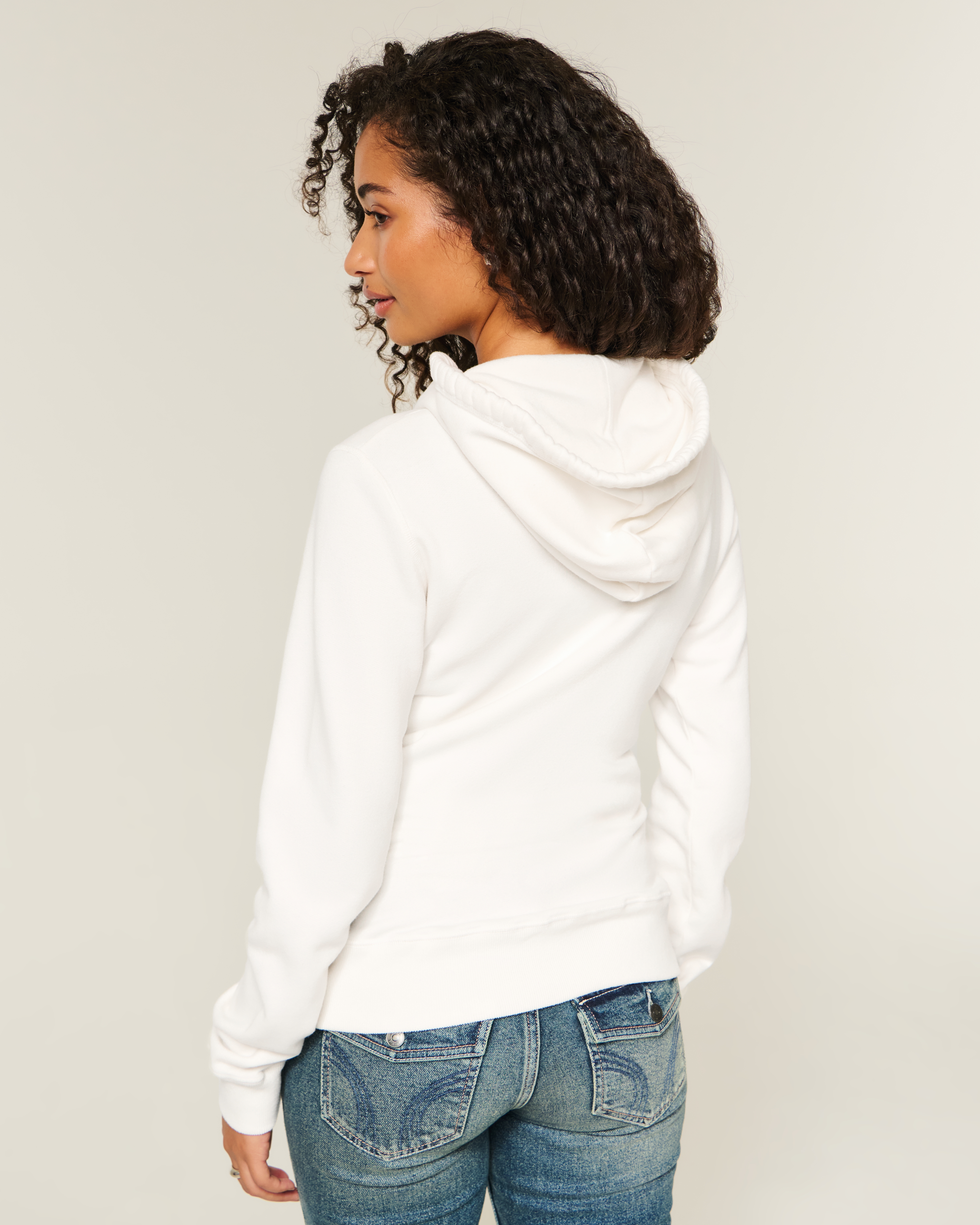 Logo Graphic Zip-Up Hoodie