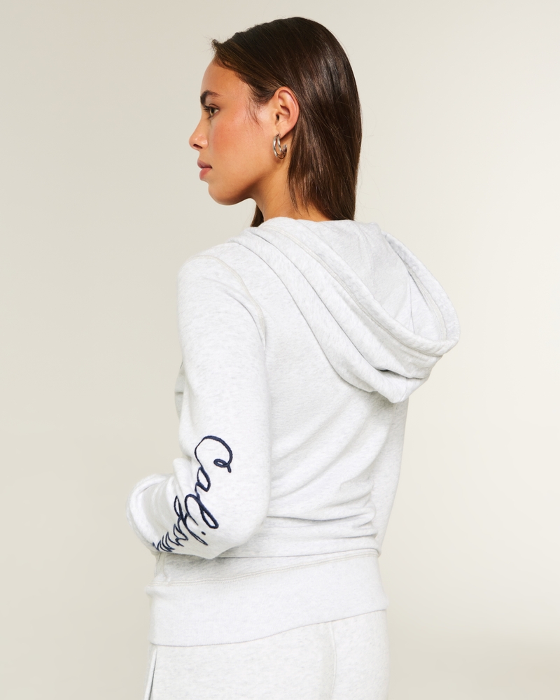 Logo Graphic Zip-Up Hoodie