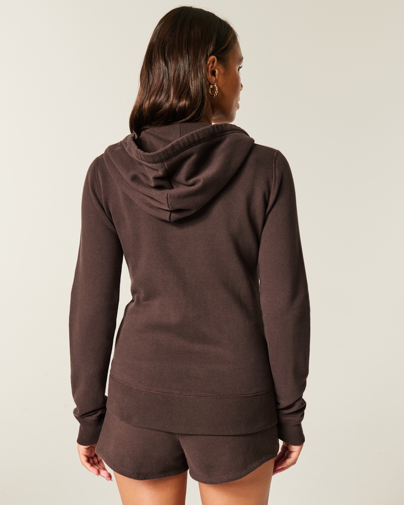 Logo Graphic Zip-Up Hoodie