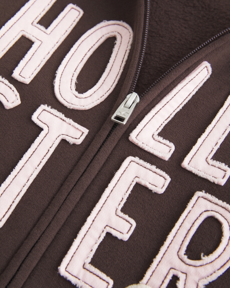 Logo Graphic Zip-Up Hoodie