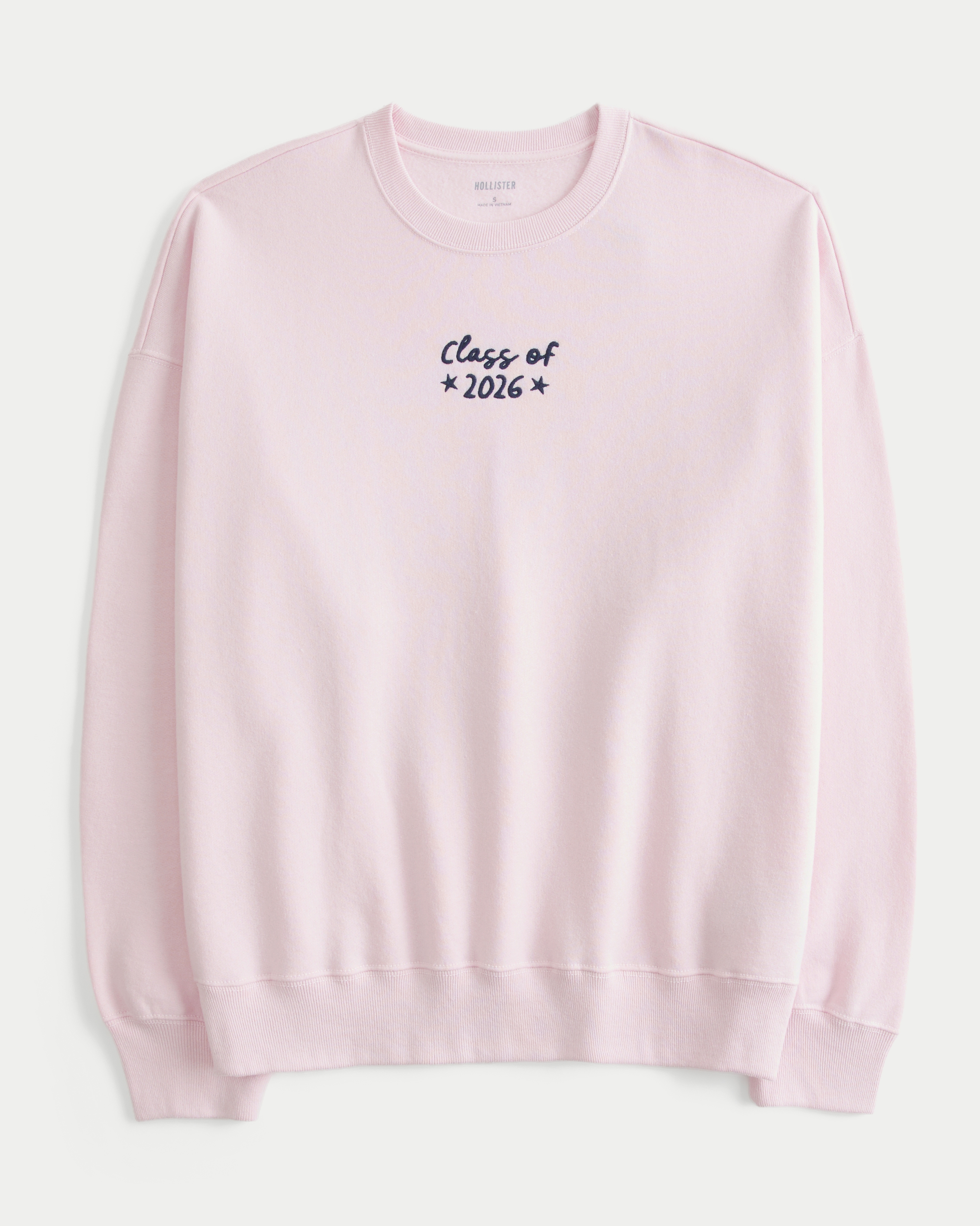 Hollister Feel Good Oversized Class of 2026 Graphic Crew Sweatshirt