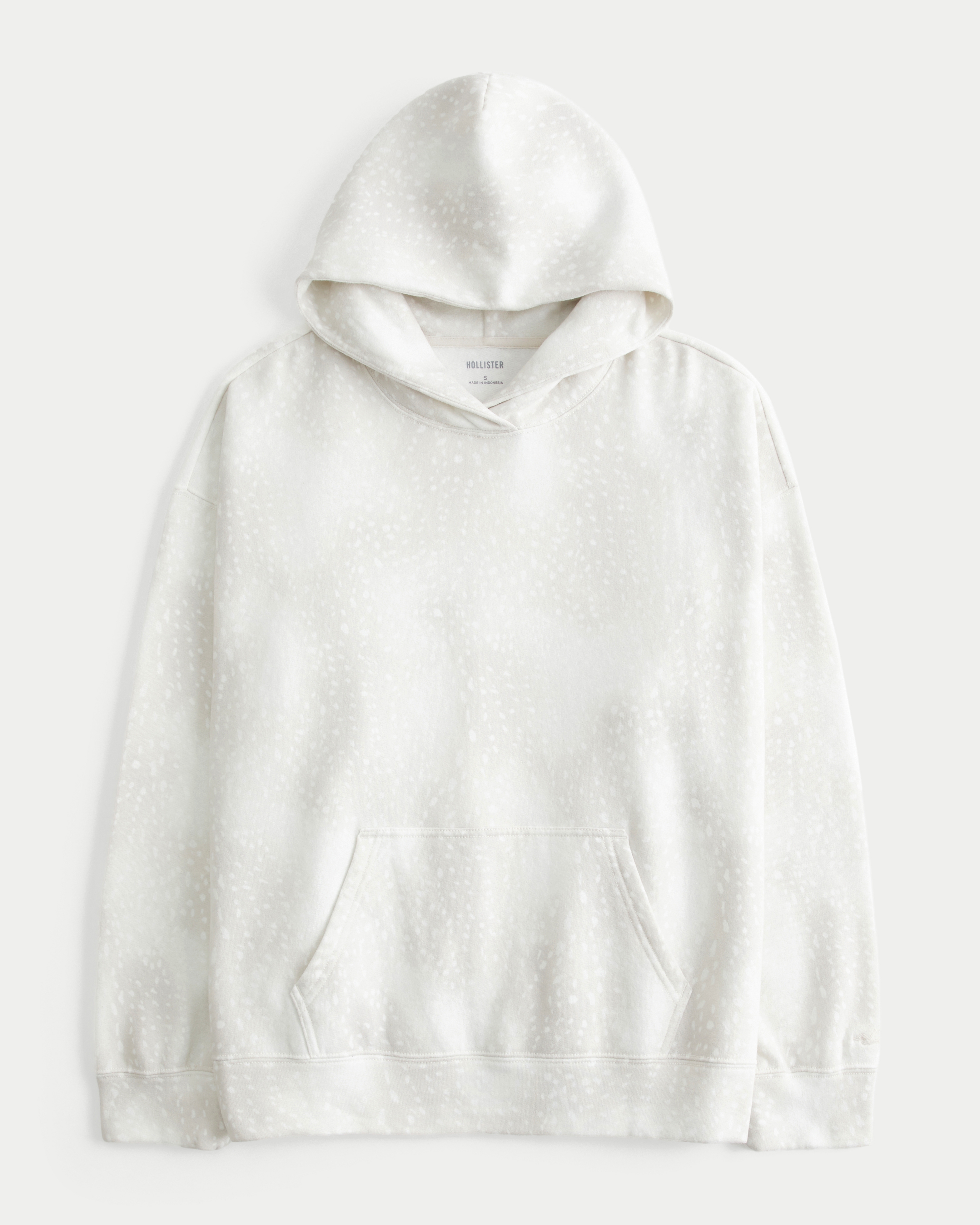 Oversized Doe Print Hoodie
