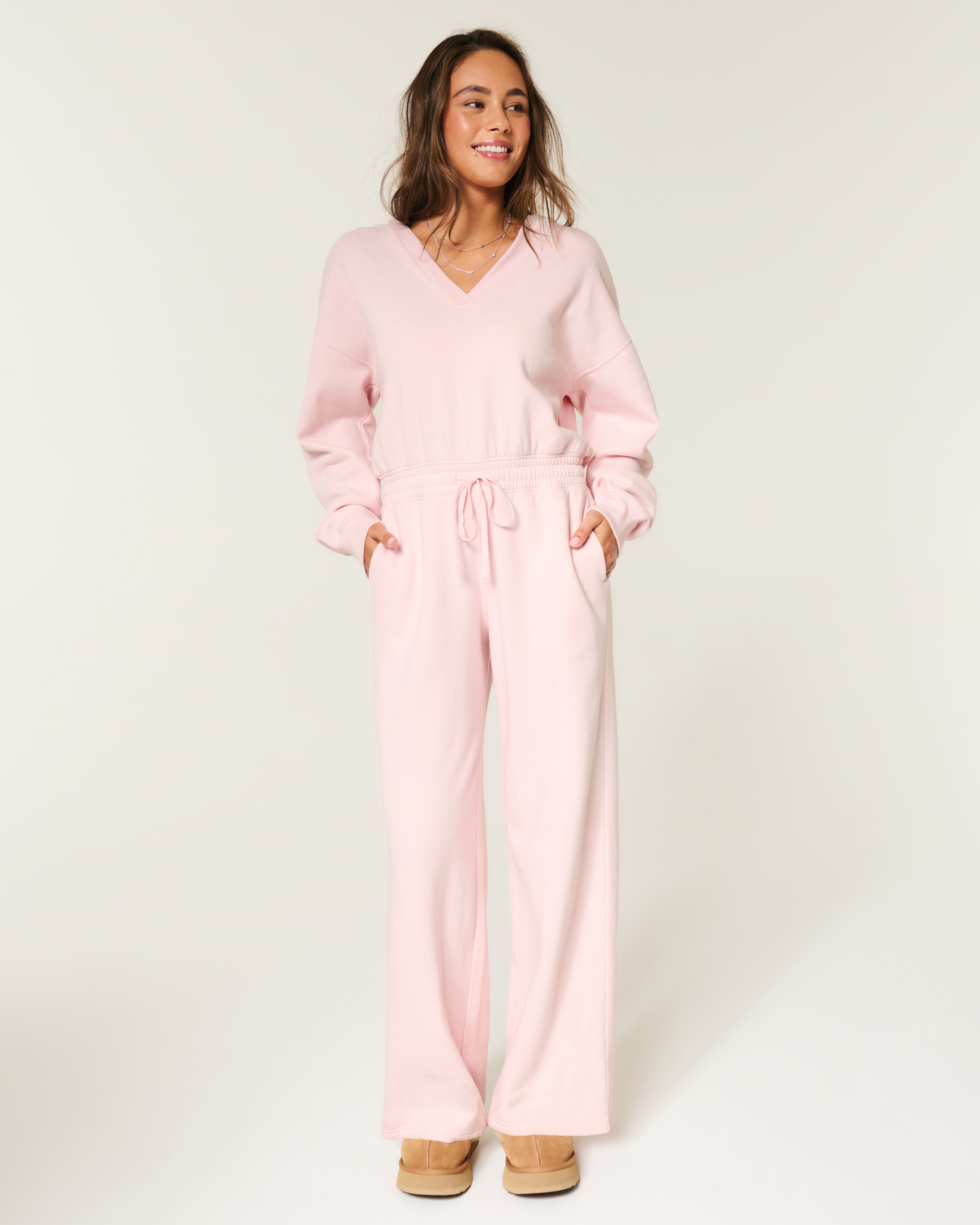 Hollister Feel Good Fleece Jumpsuit