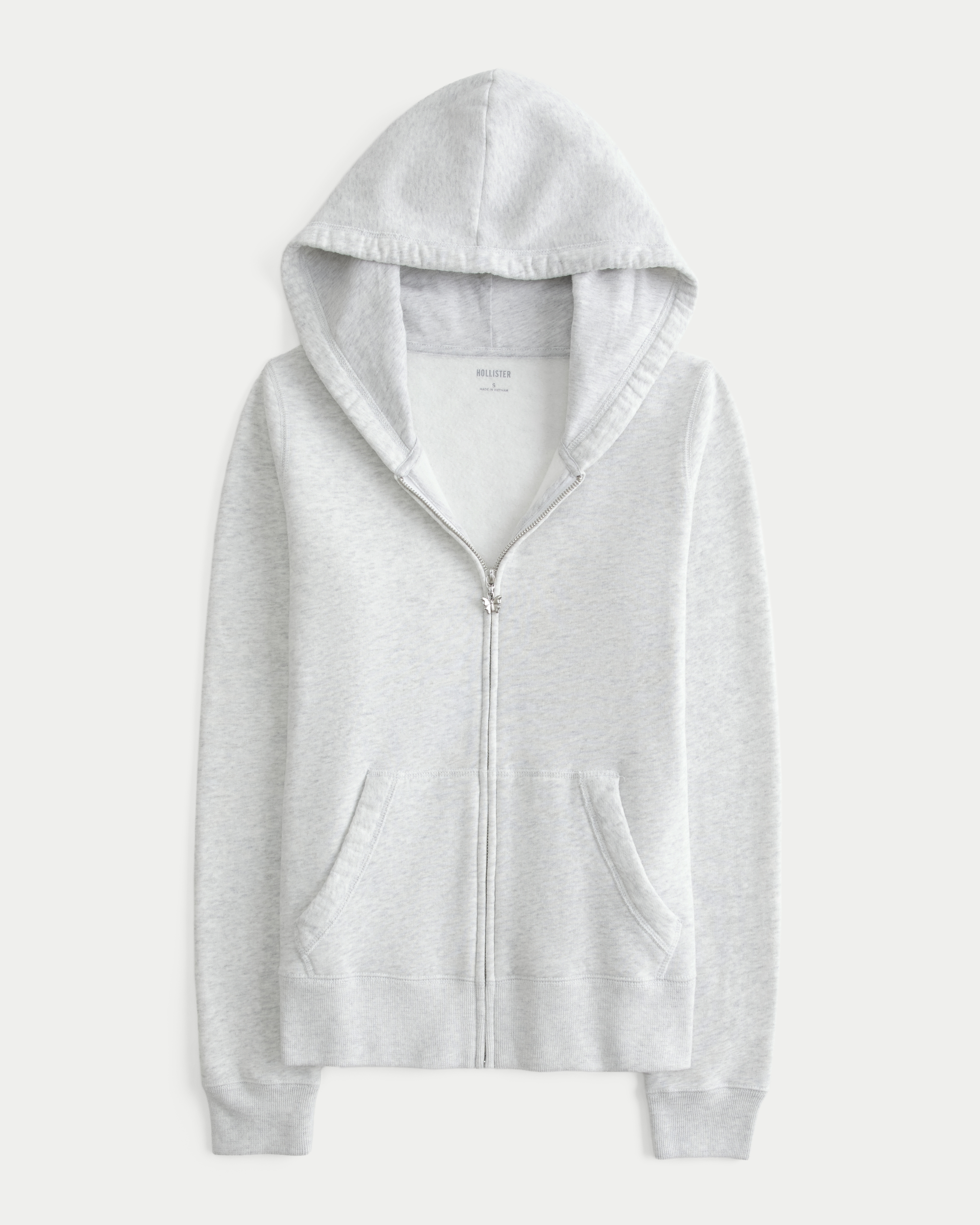Hollister Feel Good Customizable Charm Zip-Up Hoodie
