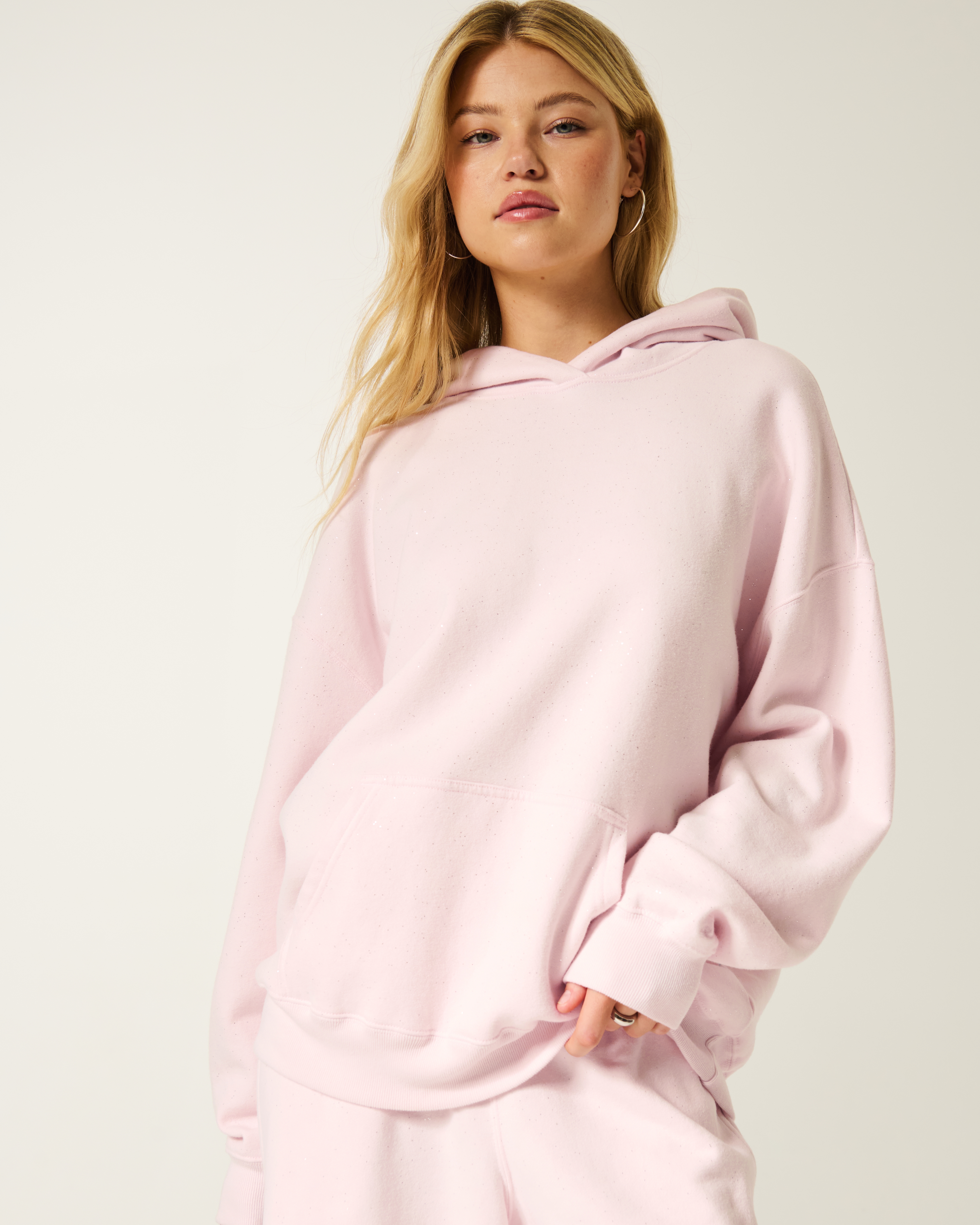 Hollister Oversized Sparkle Hoodie | Liberty Center